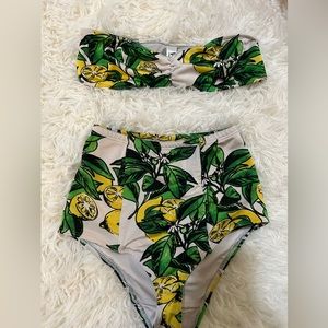 American apparel lemon bikini